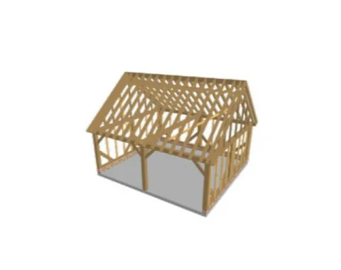 Eiken Gebinte 'Sannois' - 6 x 5,40 m