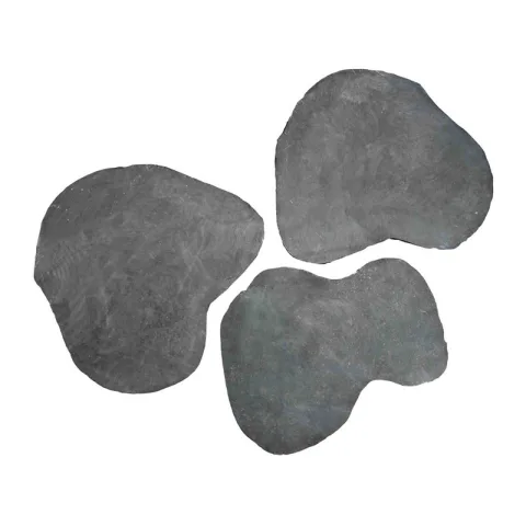 Leisteen Desert Black flagstones - Geschuurd