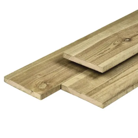 Geïmpregneerd grenen plank - 1,6 cm dik
