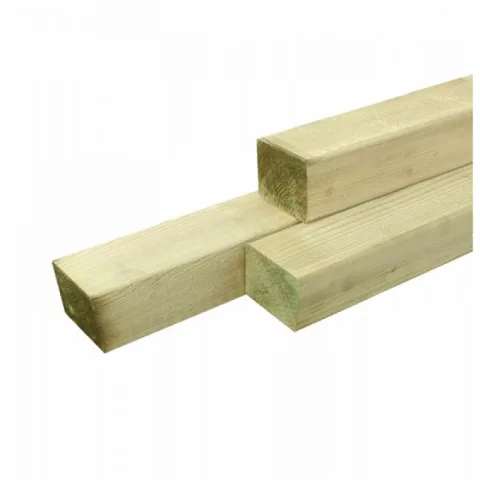 Geïmpregneerde grenen palen - 9 x 9 cm