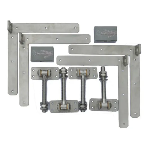 Hangwerk dubbele poort - Inox
