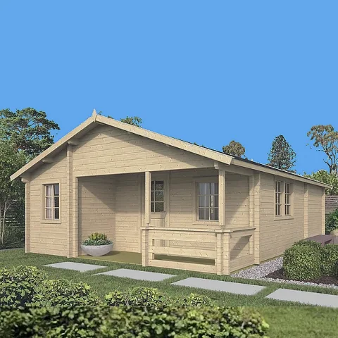 Houten woning 'Kay' - Vuren - 5,95 x 8 m