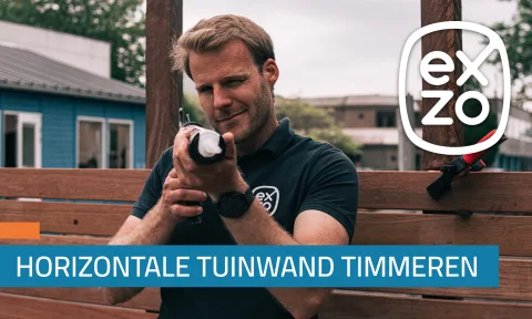 Handleiding | Horizontale tuinwand met voeg timmeren