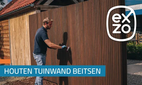 Handleiding | Houten tuinafsluiting beitsen voor kleurbehoud