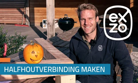 Handleiding | Hoe maak je een halfhoutverbinding met twee balken?