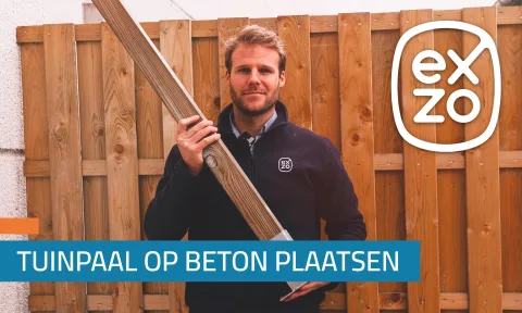 Handleiding | Hoe bevestig je een houten paal op beton?