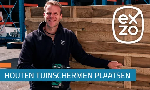 Handleiding | Houten tuinscherm plaatsen