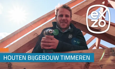 Handleiding | Het gebinte van een bijgebouw plaatsen