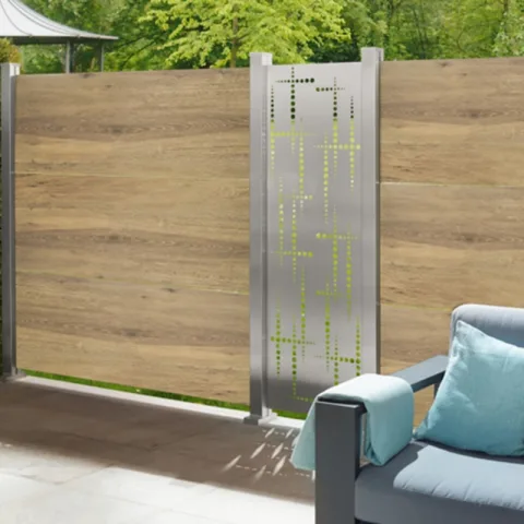 Tuinscherm Keramiek XL - 'Oak'
