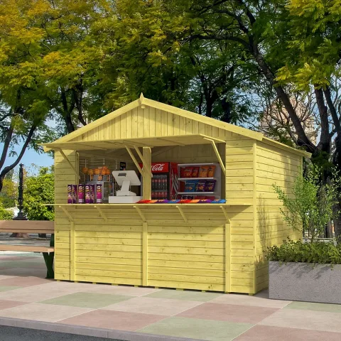 Kiosk 'Santa' - Vuren - 3 x 2,5 m