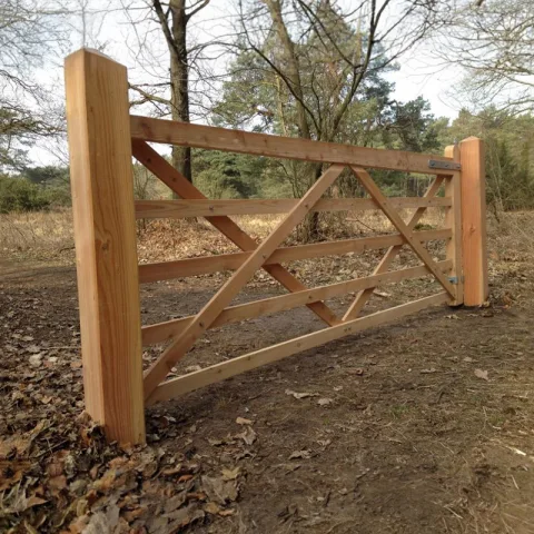 Engelse weidepoort - Lariks / Douglas