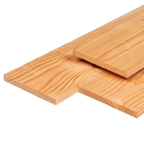 Lariks/Douglas plank - 1,9 cm dik - geschaafd