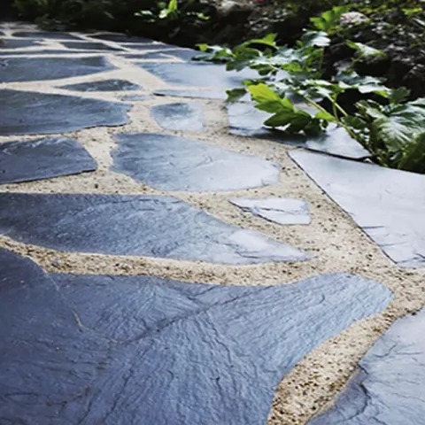 Leisteen flagstones - Mustang Black