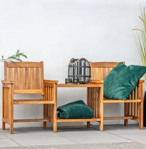 Loveseat Standaard - Hardhout