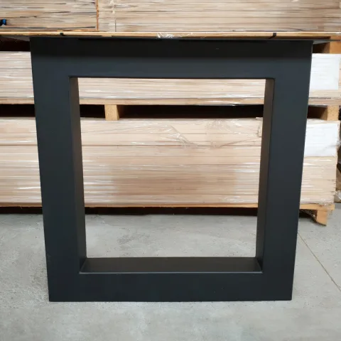 Metalen U (tafel)onderstel - zwart