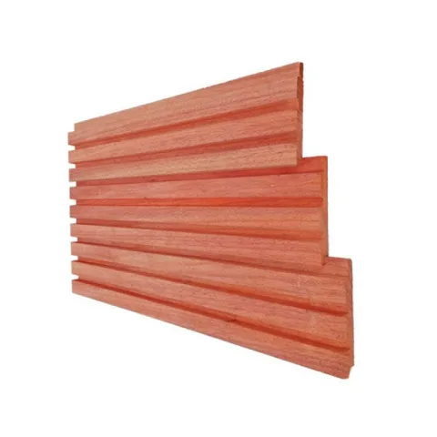 Padouk blokprofiel triple - 2,1 cm dik