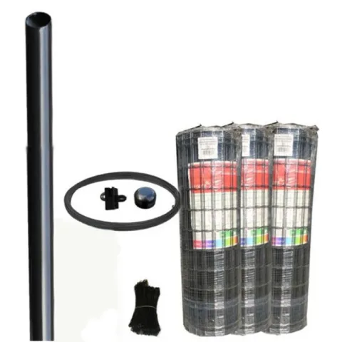Pakket Gelaste Draad Antraciet - 100 cm hoog - 75 lm