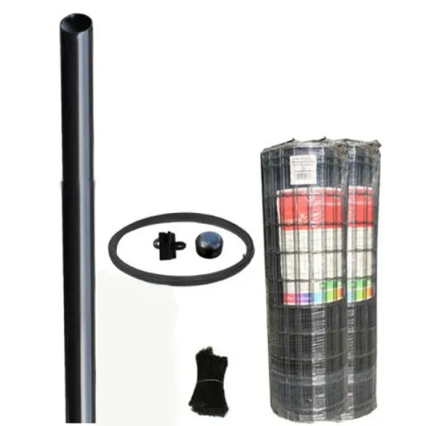 Pakket Gelaste Draad Antraciet - 180 cm hoog - 50 lm