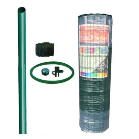 Pakket Gelaste Draad Groen - 150 cm hoog - 25 lm
