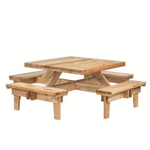 Picknicktafel Vierkant - Geïmpregneerd