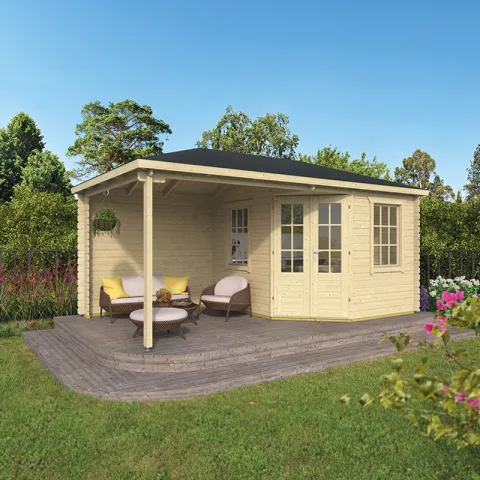Poolhouse Blokhut 'Kennet' - 5 x 3 m