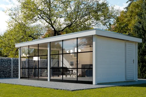 Poolhouse 'Novy' - Vuren - 6,6 x 3,5 m