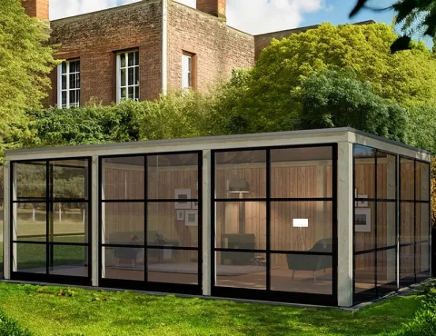 Poolhouse 'Pretoria' - Lariks - 7,2 x 3,8 m