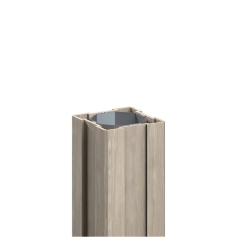 Hoogwaardige PVC paal - Polar eik