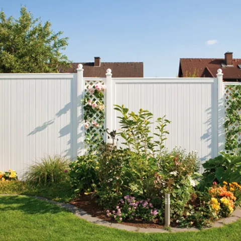 PVC Tuinscherm 'Riva' - Wit