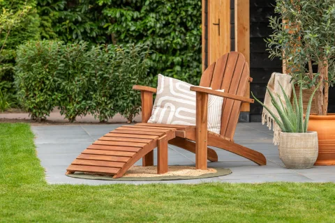 Relax stoel - Hardhout