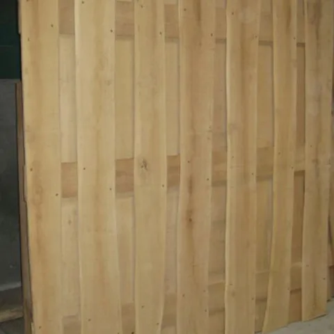 Tuinscherm Robinia - Nature dubbel
