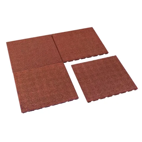Rubbertegel Rood