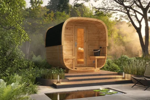 Thermowood Sauna Cube - 2,19 x 2,86 m