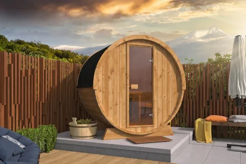 Thermowood Saunabarrel - dia 2,05 x 1,6 m