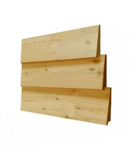 Siberisch lariks siding - fijnbezaagd - 18 cm breed