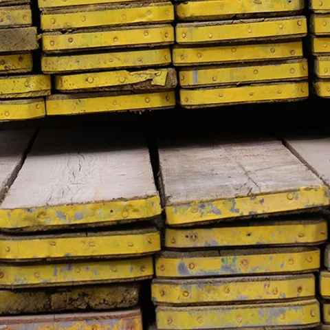 Steigerhout gebruikt - 3,2 cm dik - brut