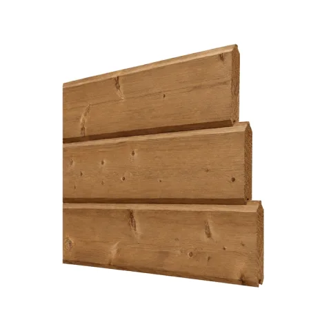 Thermowood blokhutplank - 2 cm dik