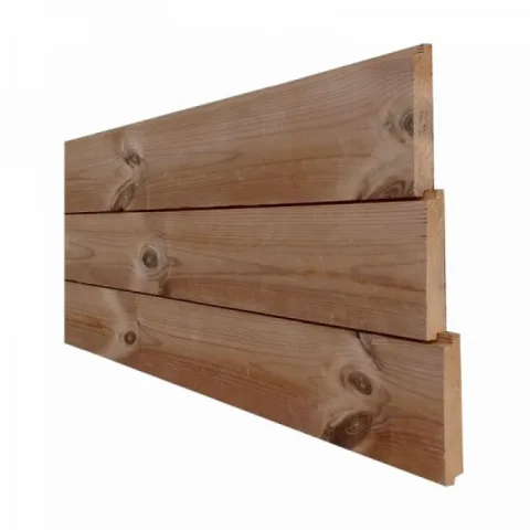 Thermowood latten Z-profiel - 13,6 cm breed
