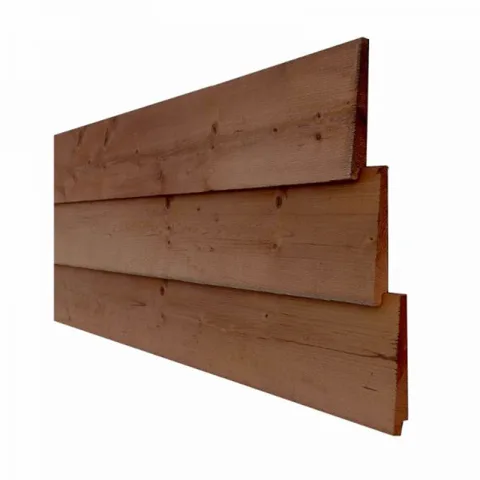 Thermowood siding - fijnbezaagd