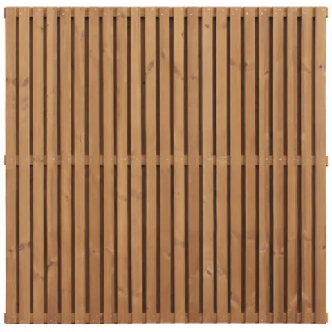 Tuinscherm Thermowood - Gesloten