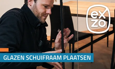 Handleiding | Een glazen schuifraam plaatsen