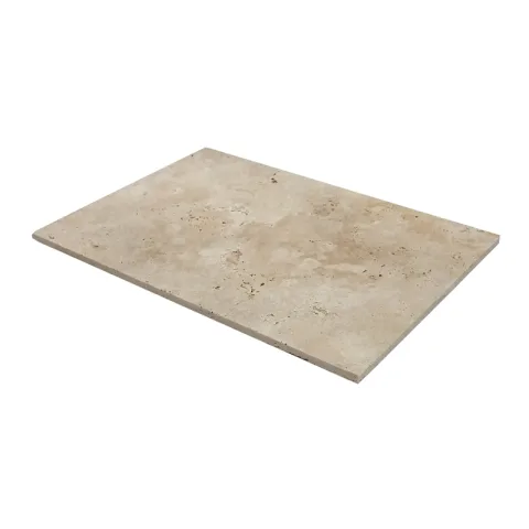 Travertin terrastegel beige - Verouderd - 60 x 40 cm