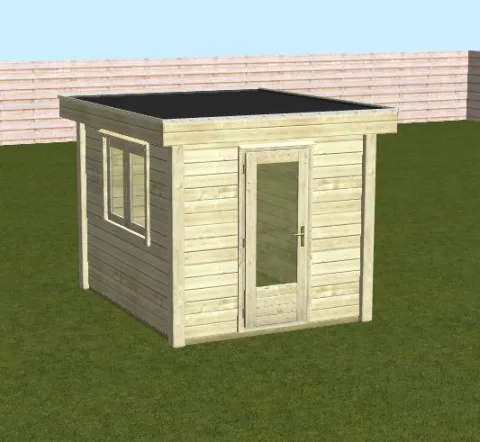 Tuinhuis 'Aldo' - Vuren - 3 x 2,5 m