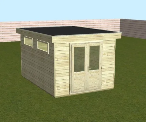 Tuinhuis 'Gaston' - Vuren - 4,2 x 3 m