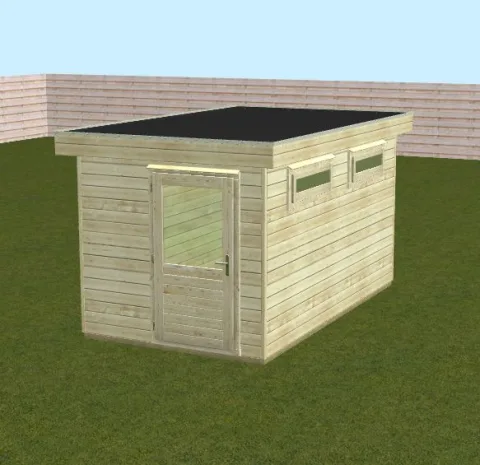 Tuinhuis 'Louis' - Vuren - 4,2 x 2,4 m