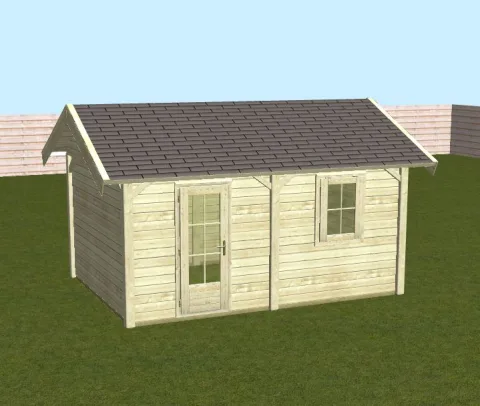 Tuinhuis 'Ramon' - Vuren - 4,8 x 3,5 m