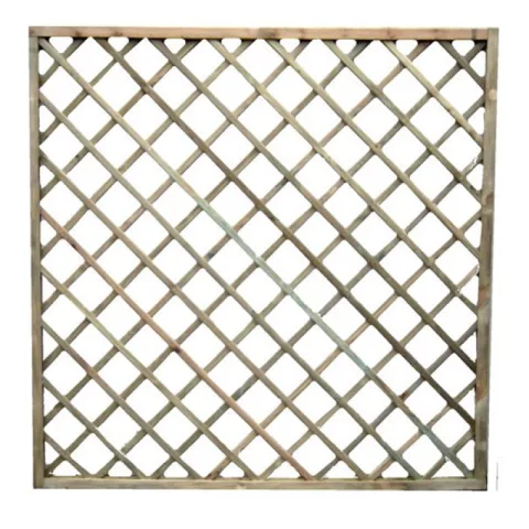 Trellis scherm diagonaal - Grenen