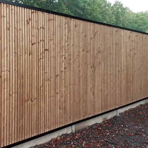 Tuinwand Thermowood - Rib. verticaal 2,7 cm