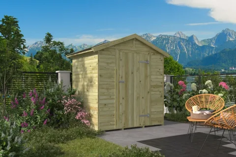 Geïmpregneerd Grenen tuinhuisje 'Vincent' - 1,8 x 1,2 m