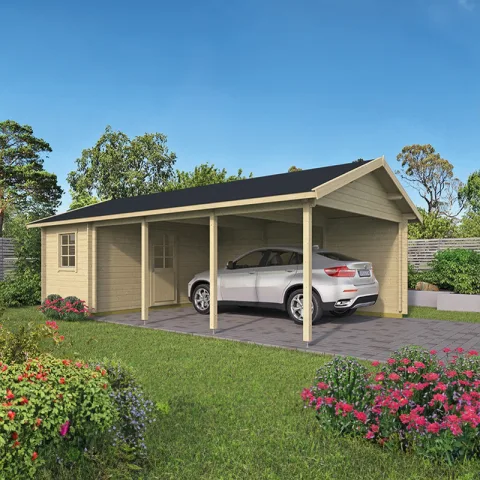 Carport/Berging 'Ever' - 4,3 x 7,7 m